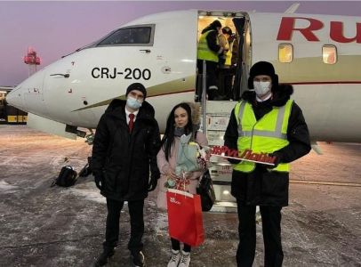Пассажирка авиарейса Тамбов - Москва стала полумиллионным пассажиром Руслайна